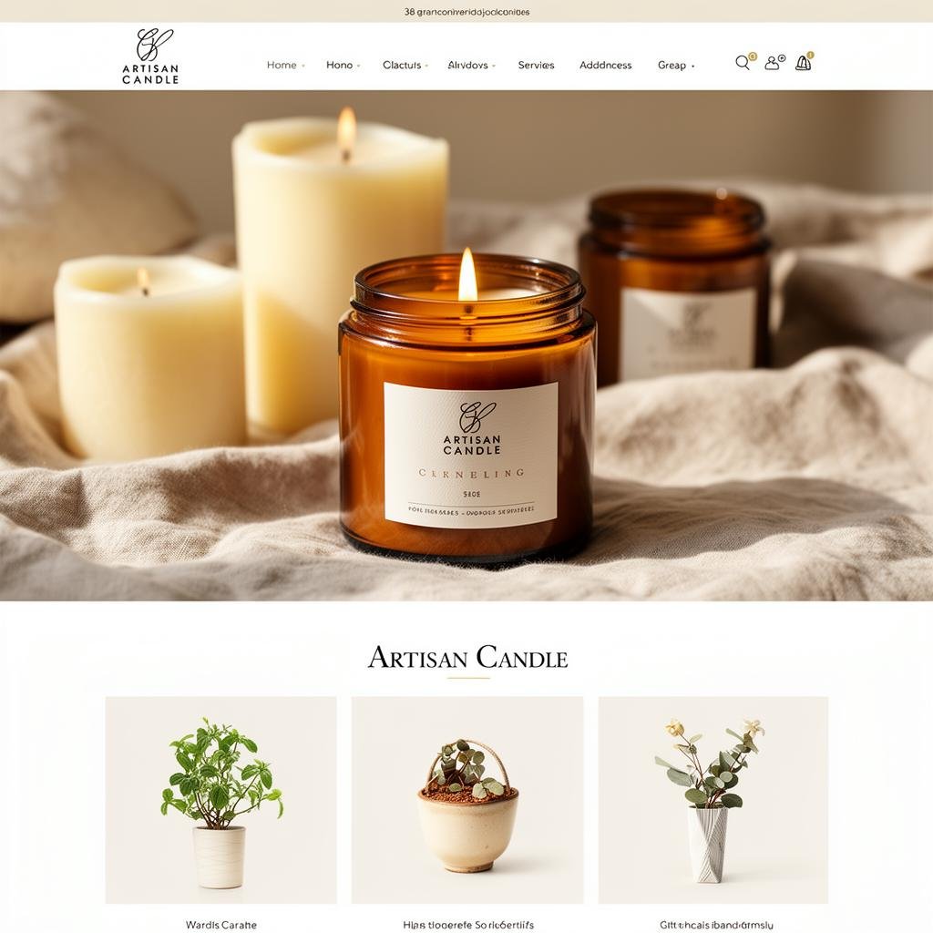 Brooklyn Candle Studio website screenshot